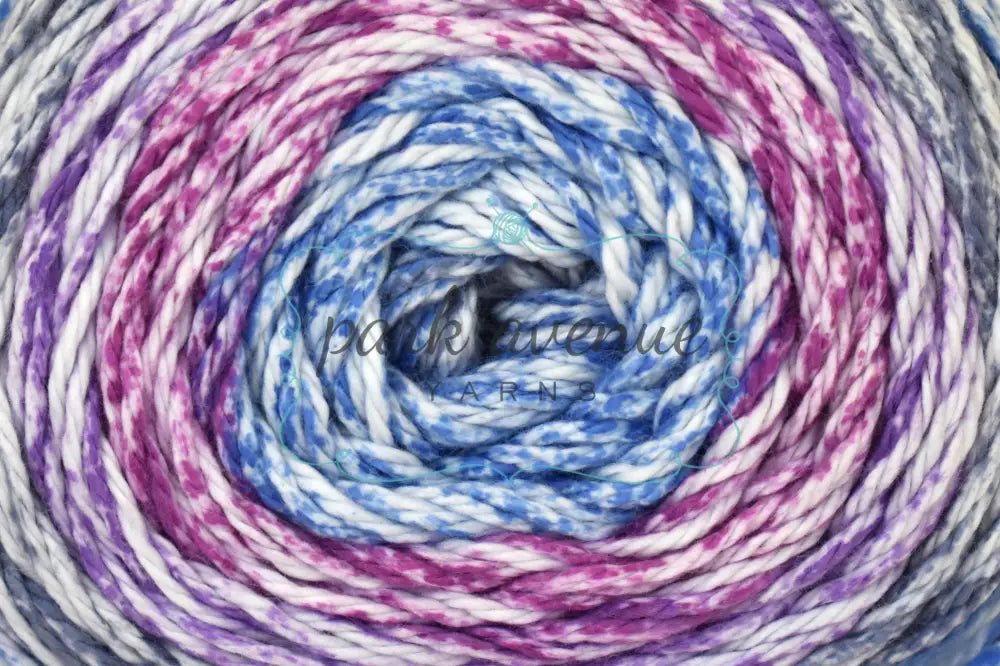 Cotton Supreme Waves Berry Splash Yarn: DK