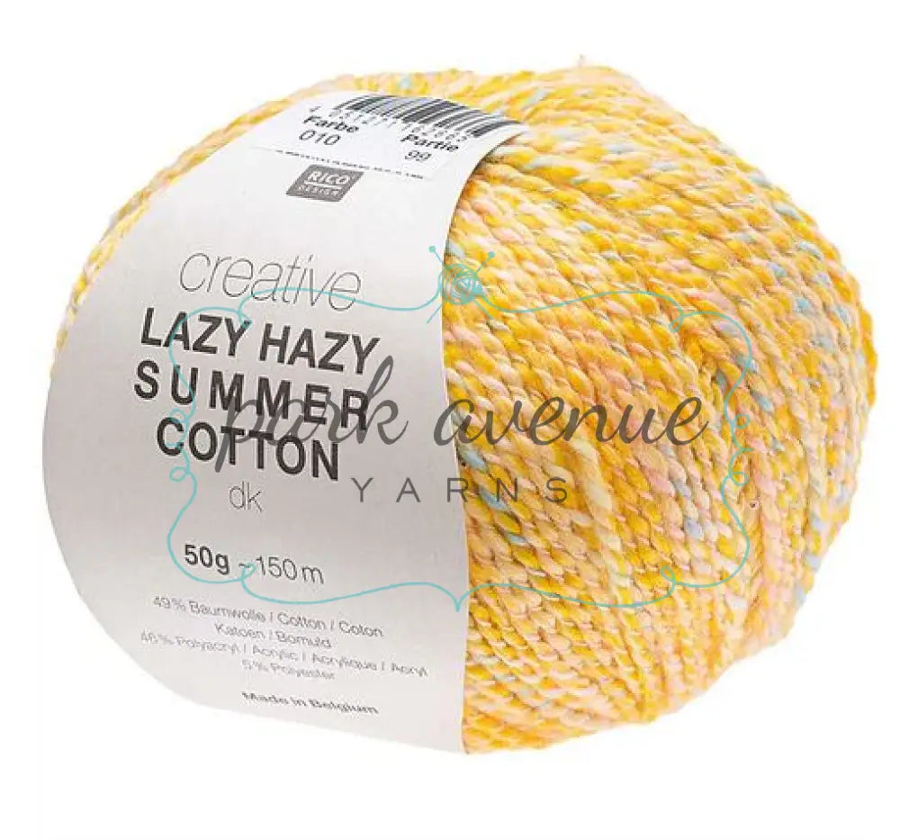 Lazy Hazy Summer Gold Yarn: DK