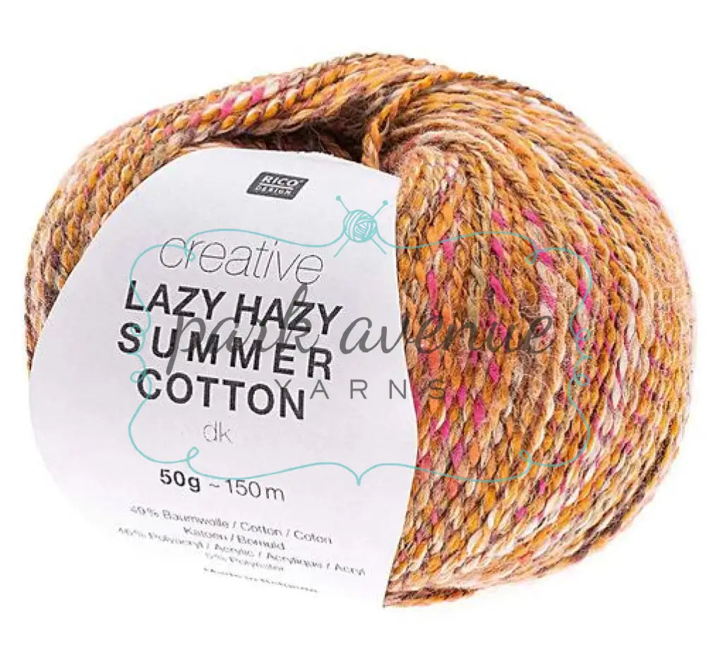 Lazy Hazy Summer Mustard Yarn: DK