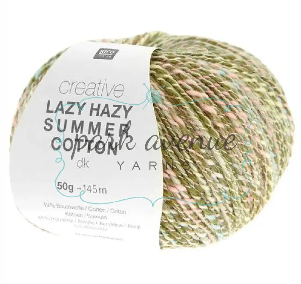 Lazy Hazy Summer Olive Yarn: DK