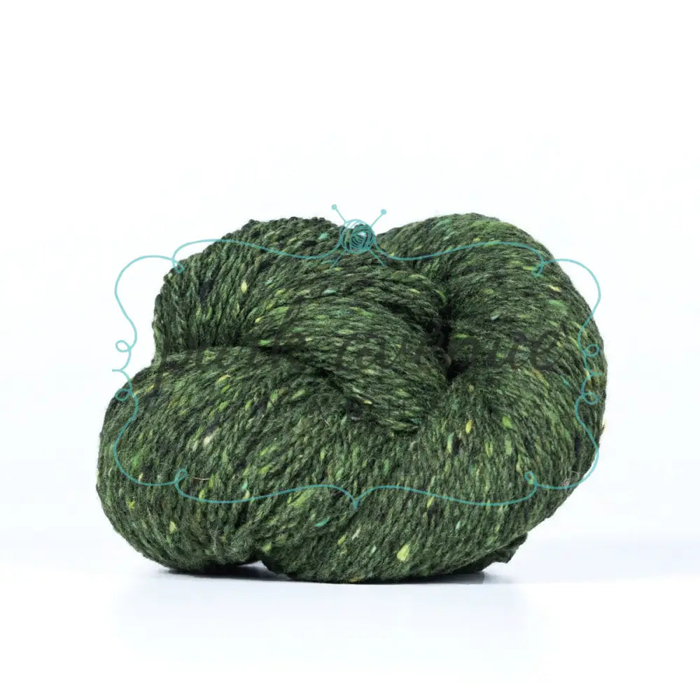 Lucky Tweed Pine Yarn: Aran