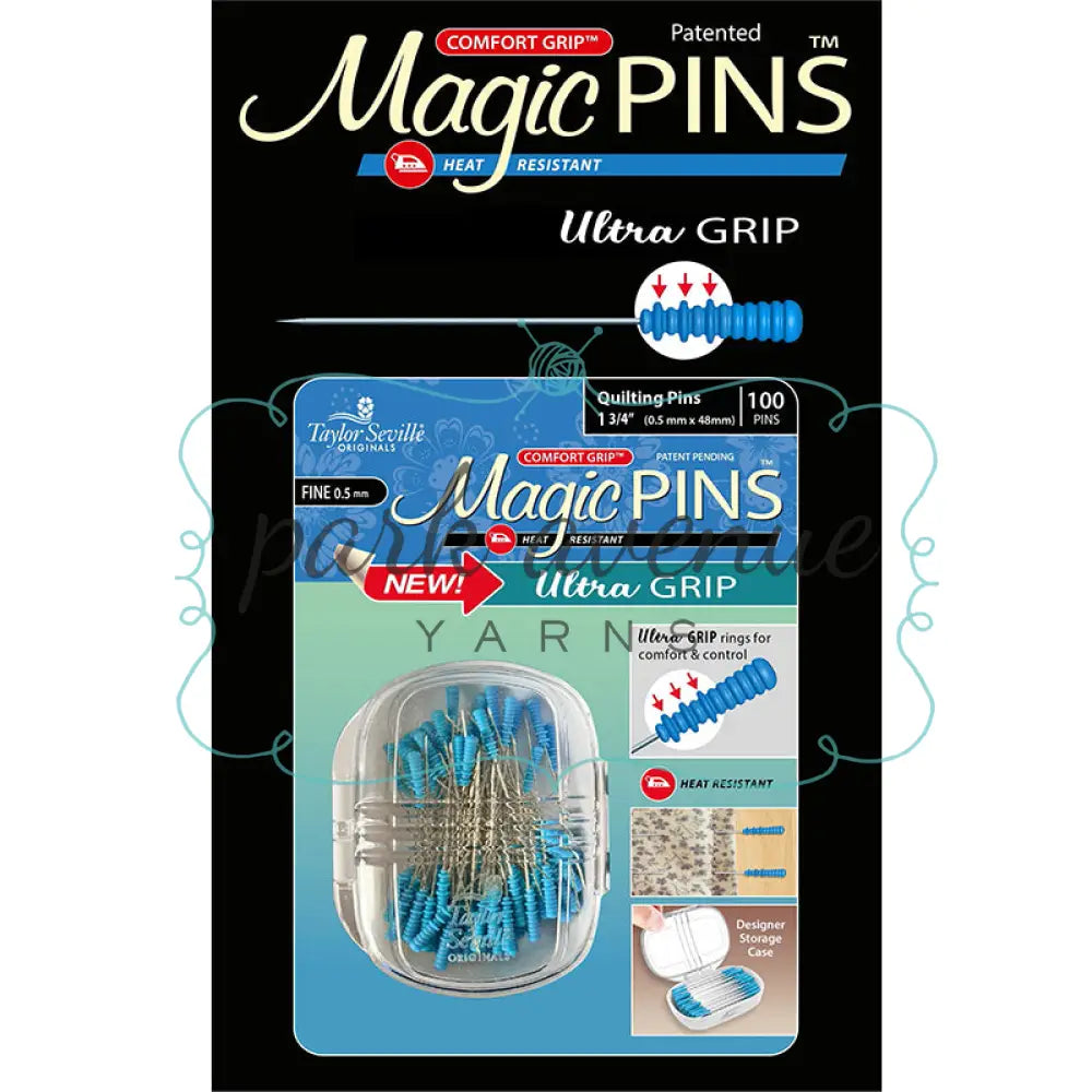 Magic Pins 1 3/4’’ Mint 100 Ct Sew & Quilt: Notions