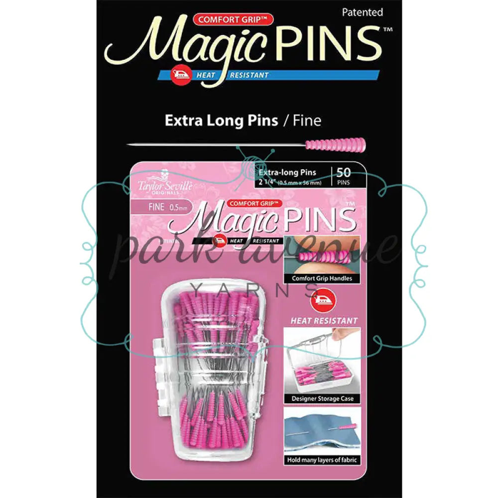 Magic Pins 2 1/4’’ Pink 50 Ct Sew & Quilt: Notions