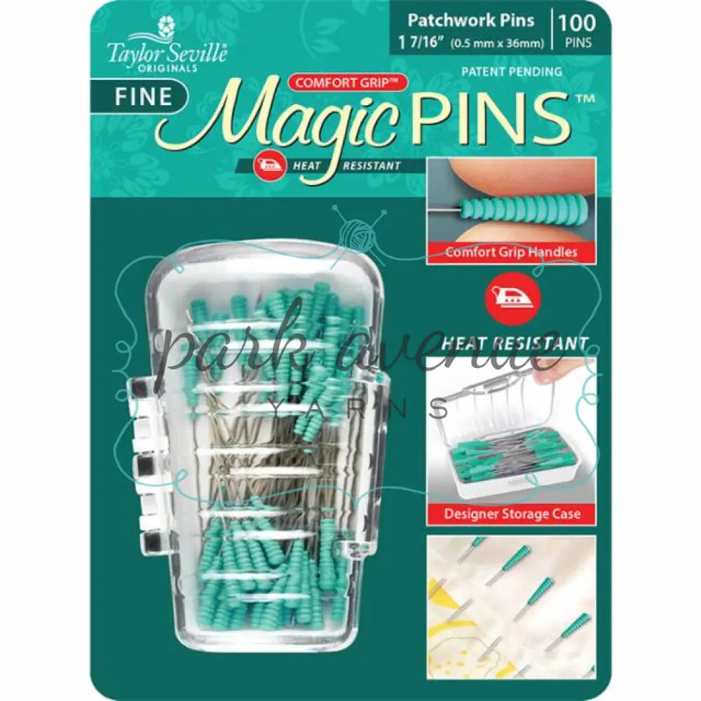 Magic Pins 7/16’’ Mint 100 Ct Sew & Quilt: Notions