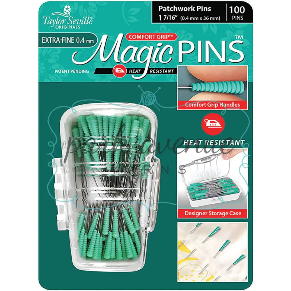 Magic Pins Extra Fine Mint 100 Ct Sew & Quilt: Notions