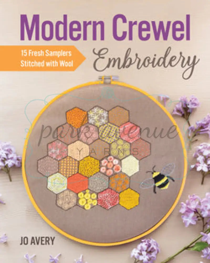 Modern Crewel Embroidery Books & Patterns: Knit & Crochet Books
