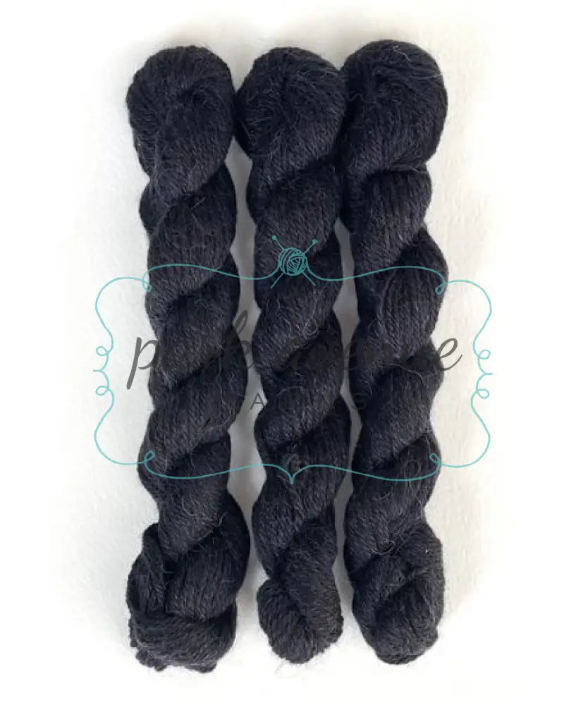 Perennial Minis Black Yarn: Fingering