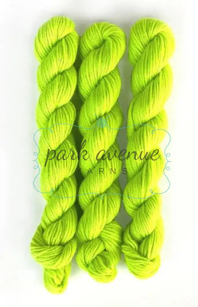 Perennial Minis Neon Lime Yarn: Fingering