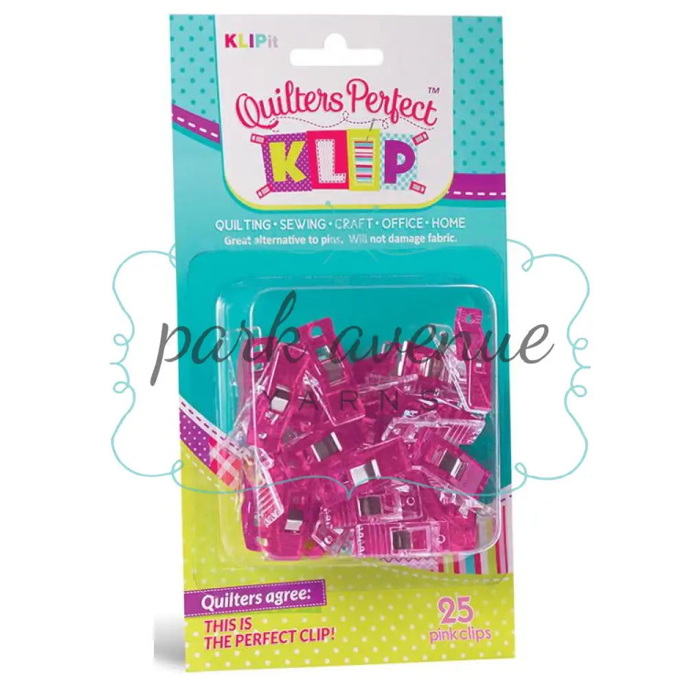 Quilter’s Perfect Klip Pink 25 Ct Sew & Quilt: Notions