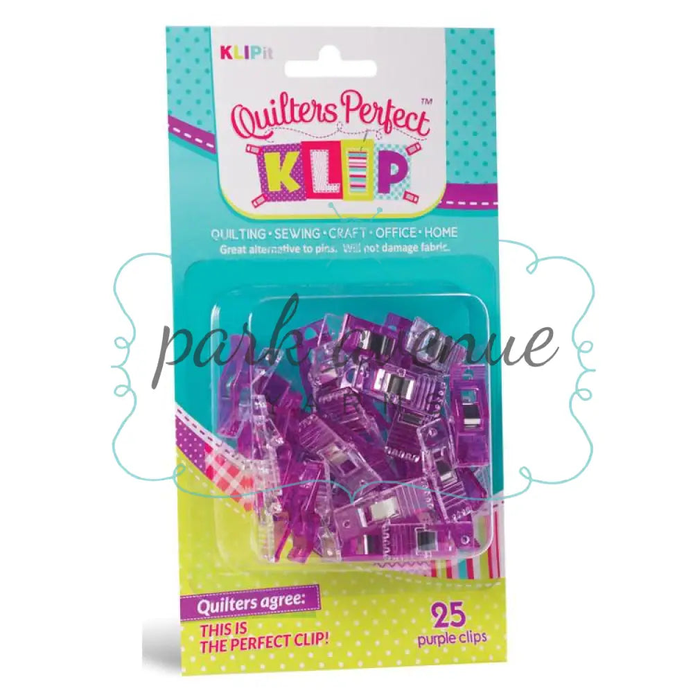 Quilter’s Perfect Klip Purple 25 Ct Sew & Quilt: Notions