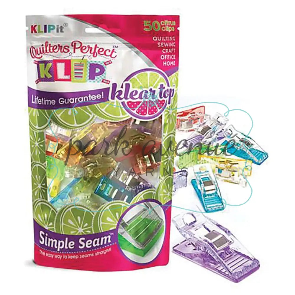 Quliter’s Perfect Klip Citrus 50 Ct Sew & Quilt: Notions