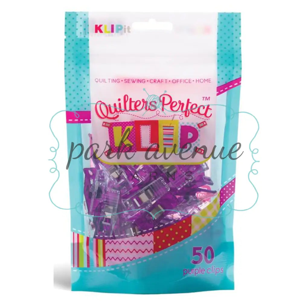 Quliter’s Perfect Klip Purple 50 Ct Sew & Quilt: Notions