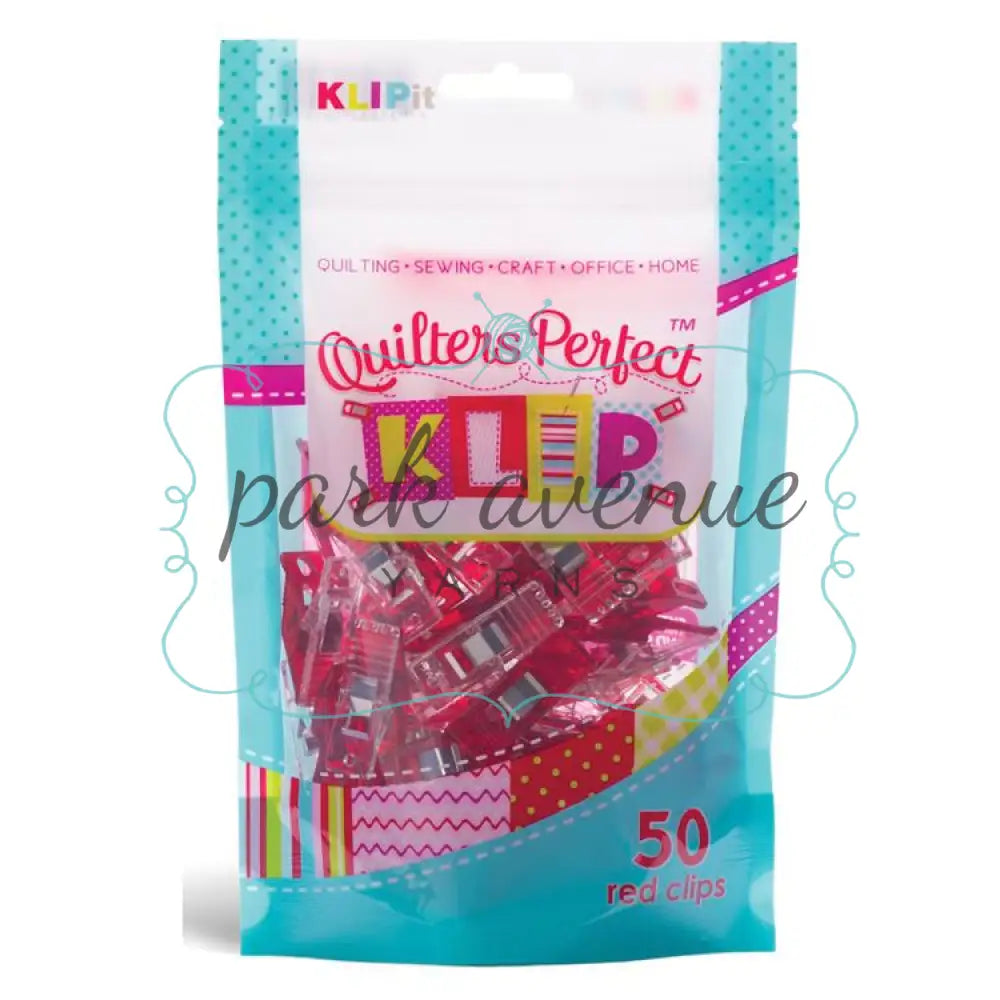 Quliter’s Perfect Klip Red 50 Ct Sew & Quilt: Notions