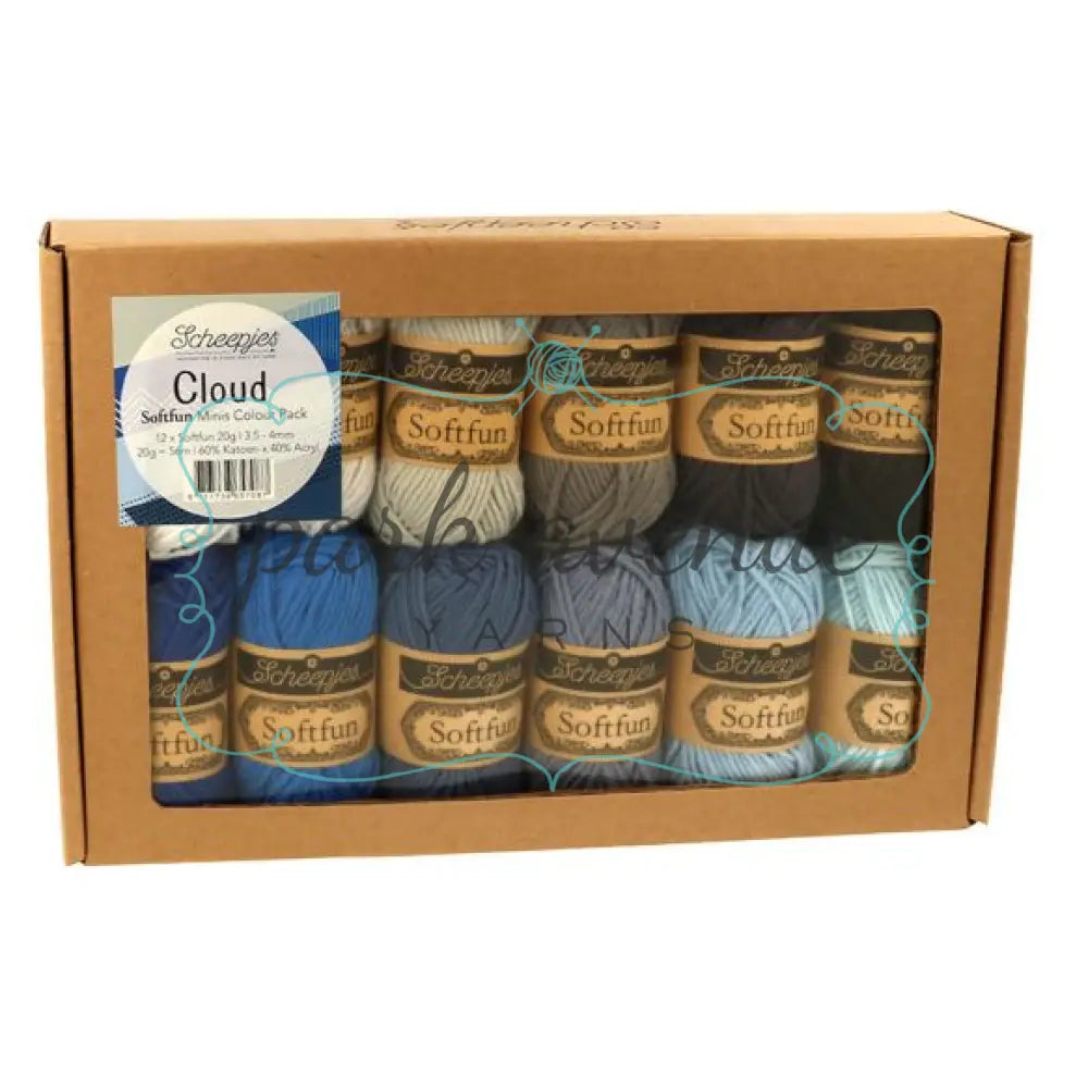Sheepjes Softfun Colour Pack Yarn: Kits
