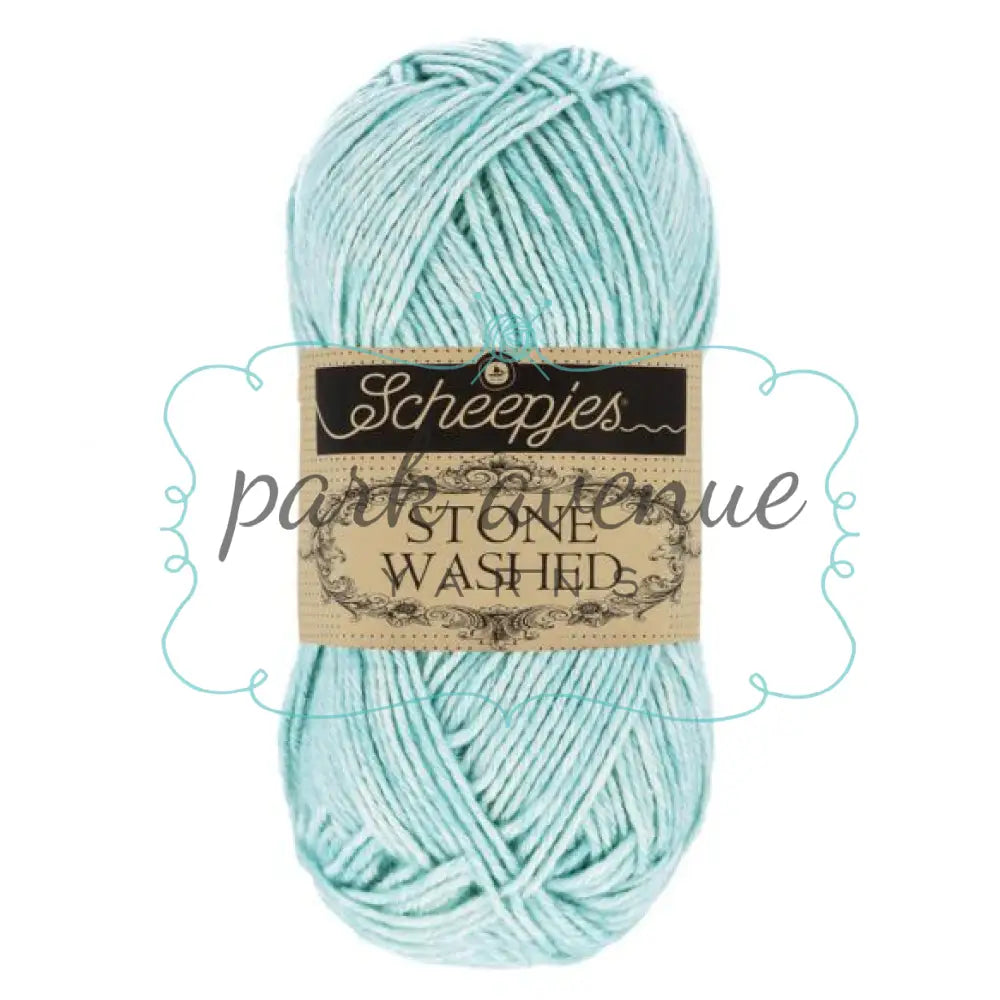 Stone Washed Amazonite Yarn: Sport