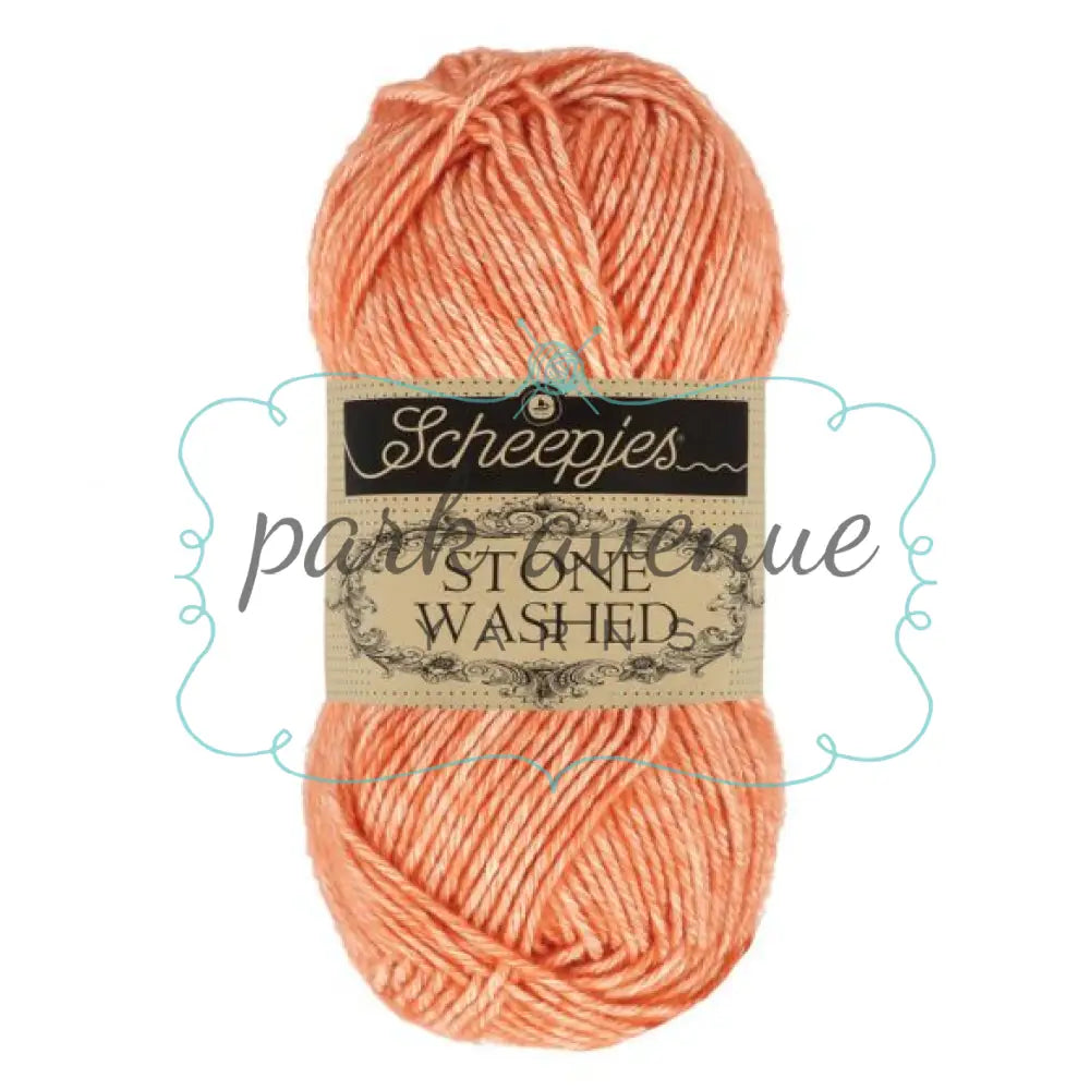 Stone Washed Coral Yarn: Sport
