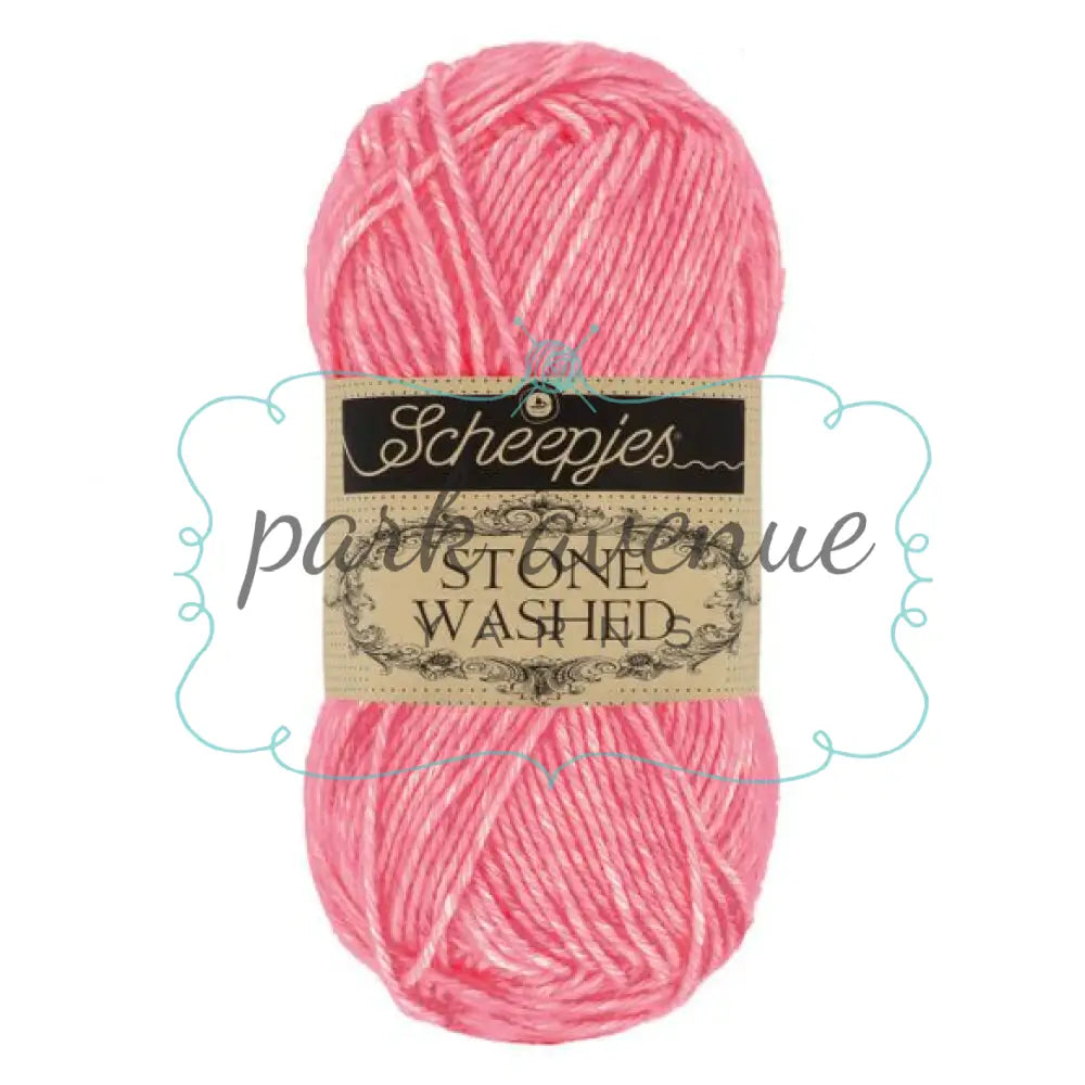 Stone Washed Rhodochrosit Yarn: Sport