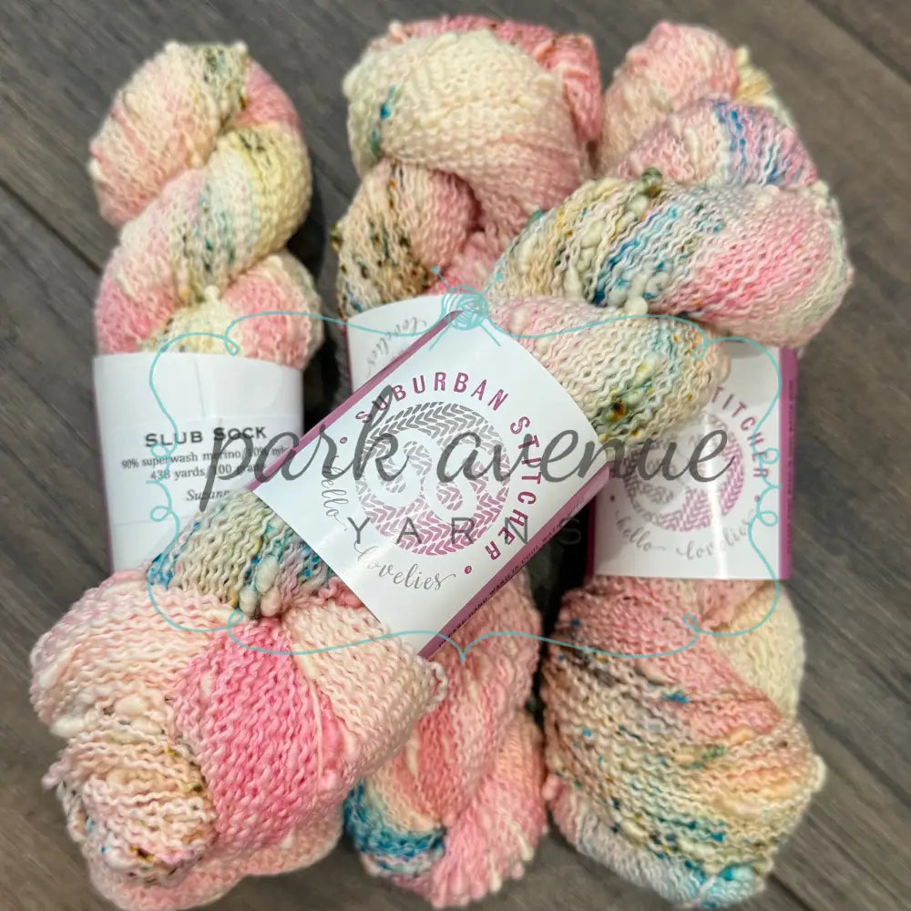 Suburban Stitcher Slub Sock Suzanne Yarn: Fingering