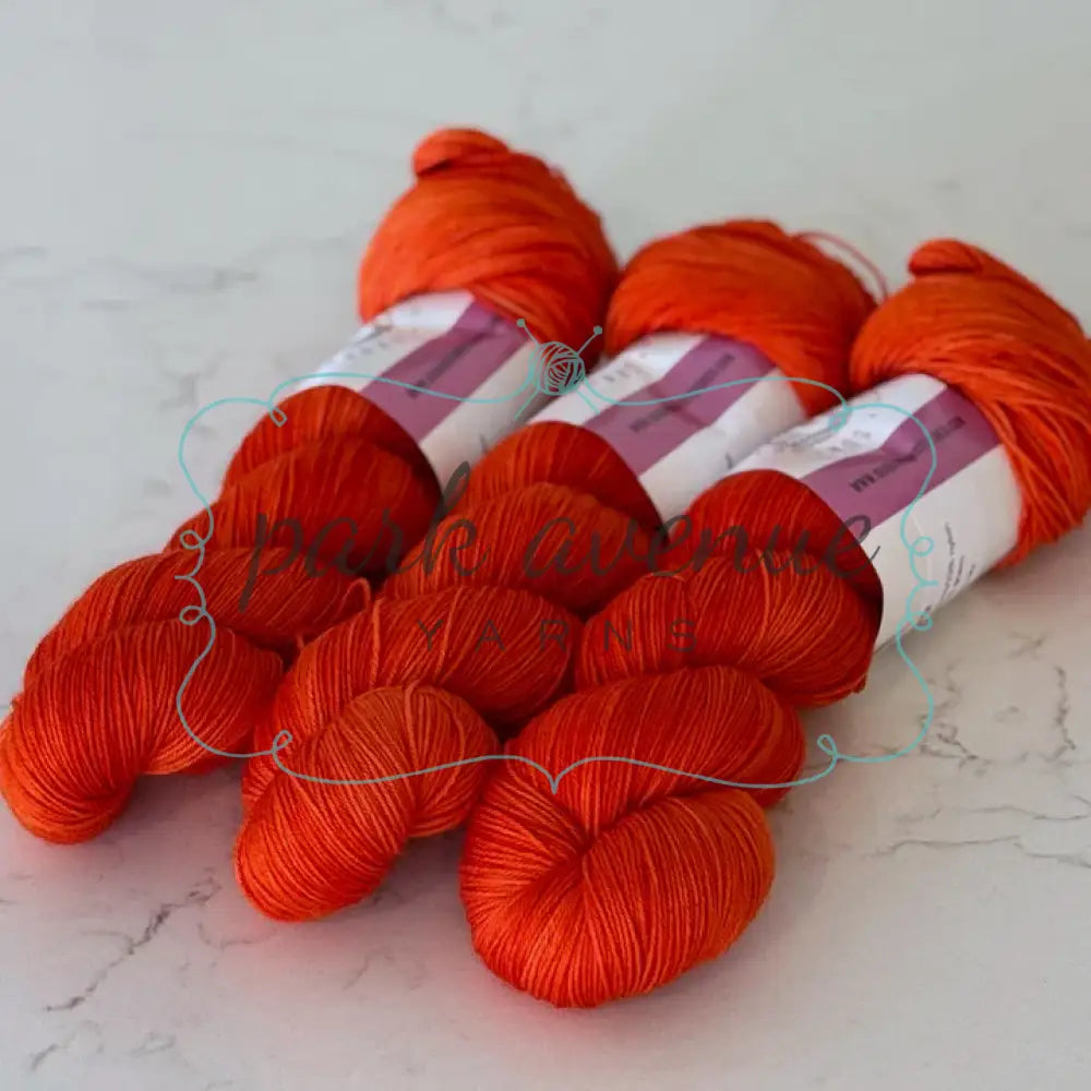 Suburban Stitcher Sock Orange Soda Yarn: Fingering