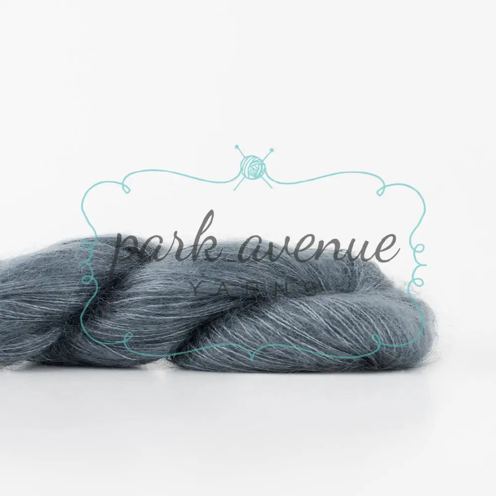 Tosh Silk Cloud Mill-Dyed Graphite Yarn: Lace