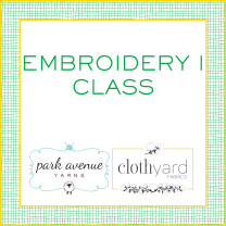 Embroidery I Class
